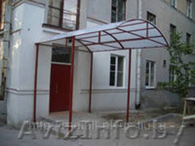 Установка козырьков на балкон, над дверями на разных высотах. - Изображение #7, Объявление #997552