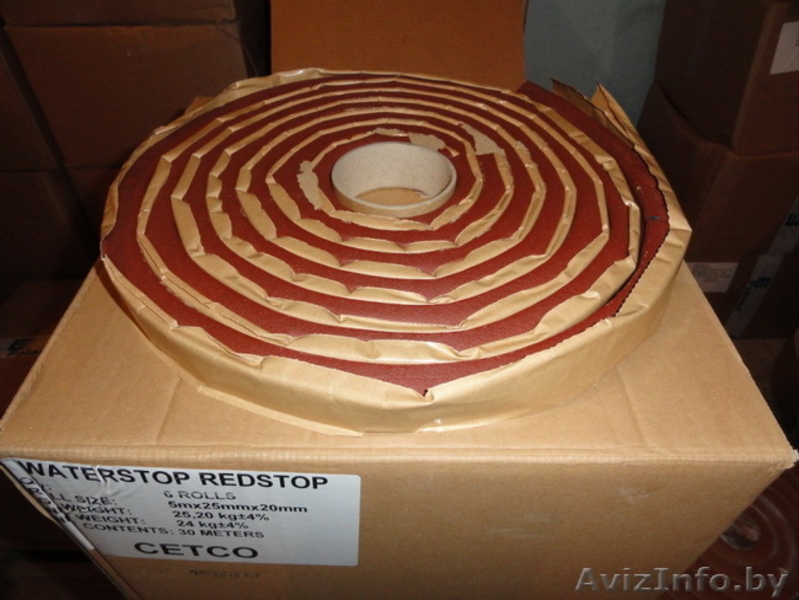 Бентонитовый шнур Waterstop, Redstop - Изображение #1, Объявление #1002519