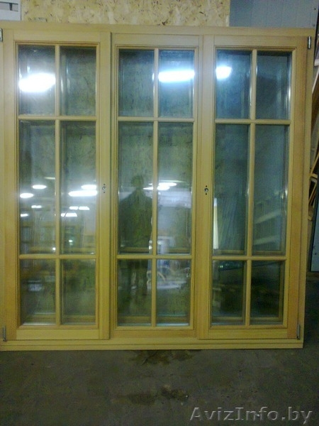 Деревянные окна (евроокна) из клееного бруса сосны, лиственницы, дуба. - Изображение #3, Объявление #995276