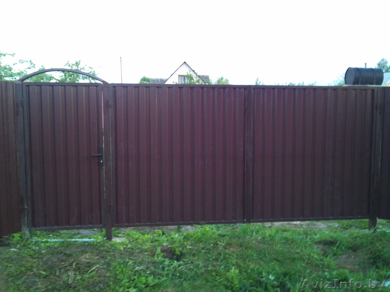 Ворота,калитки.столбы.Забор из сетки-рабица,профнастила.Установка. - Изображение #8, Объявление #1022048