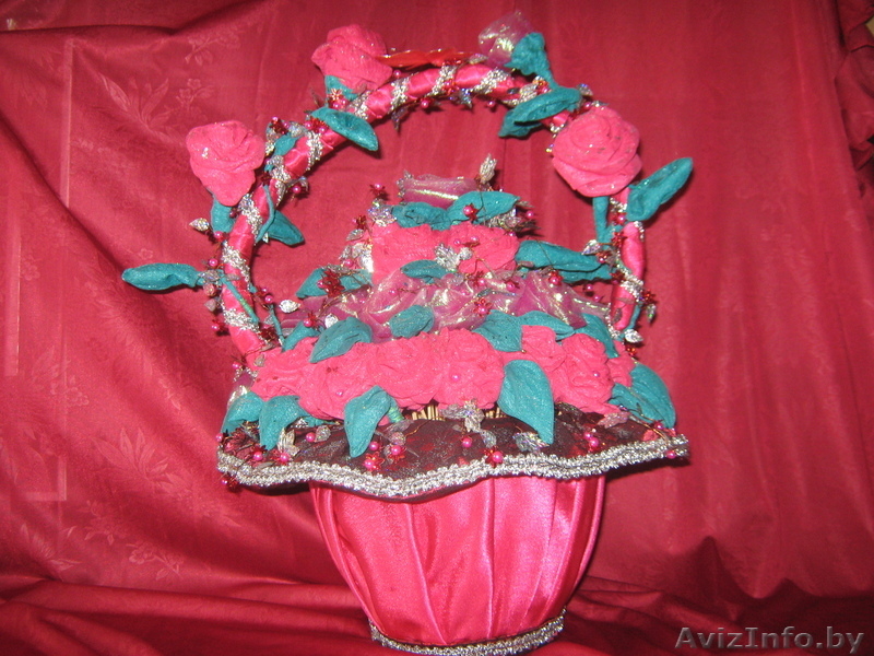 шикарные букеты из ткани своими руками - Изображение #1, Объявление #1029013