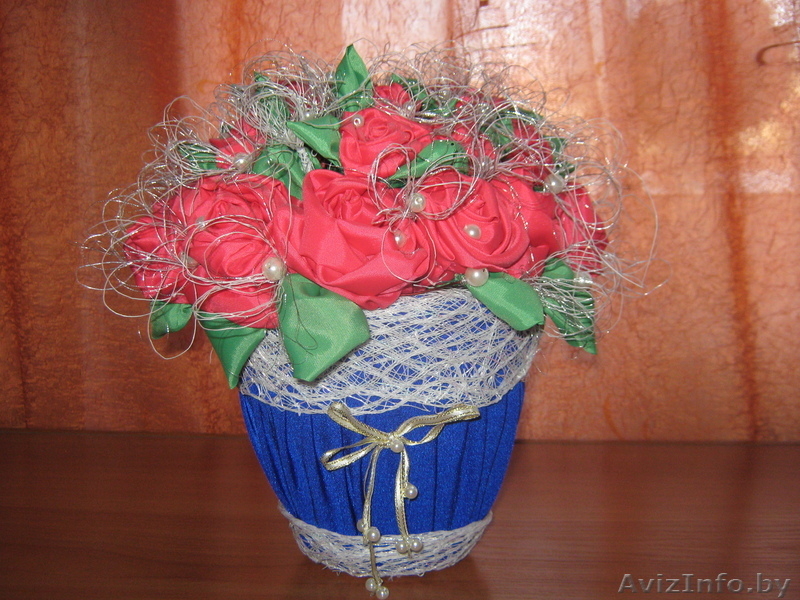 шикарные букеты из ткани своими руками - Изображение #2, Объявление #1029013