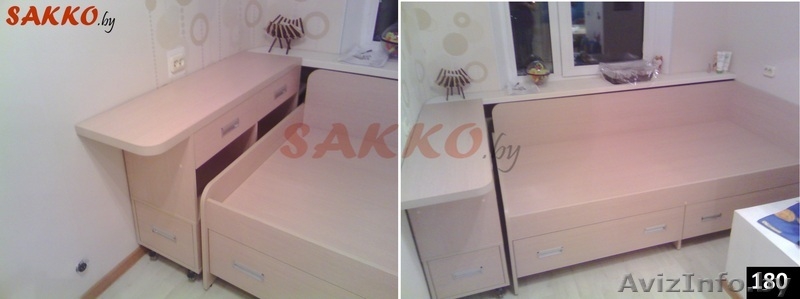 Детские кровати двухъярусные,выдвижные,односпальные - Изображение #4, Объявление #1056209