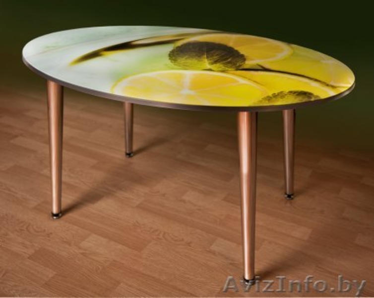 Стол стеклянный обеденный с фотопечатью. Доставка по РБ - Изображение #4, Объявление #1051702