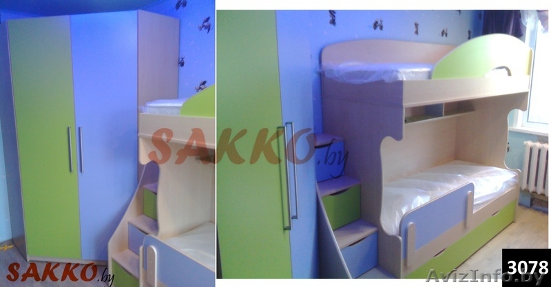 Детские кровати двухъярусные,выдвижные,односпальные - Изображение #3, Объявление #1056209