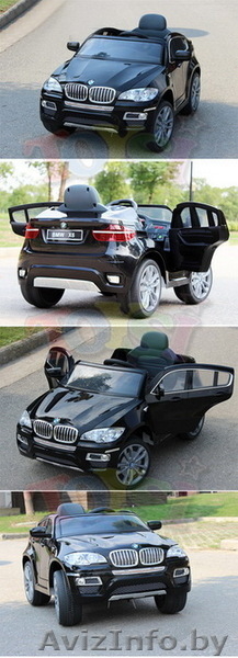 Детский электромобиль BMW Х6 точная копия. Оригинальная модель лицензионная 2014 - Изображение #4, Объявление #1050248