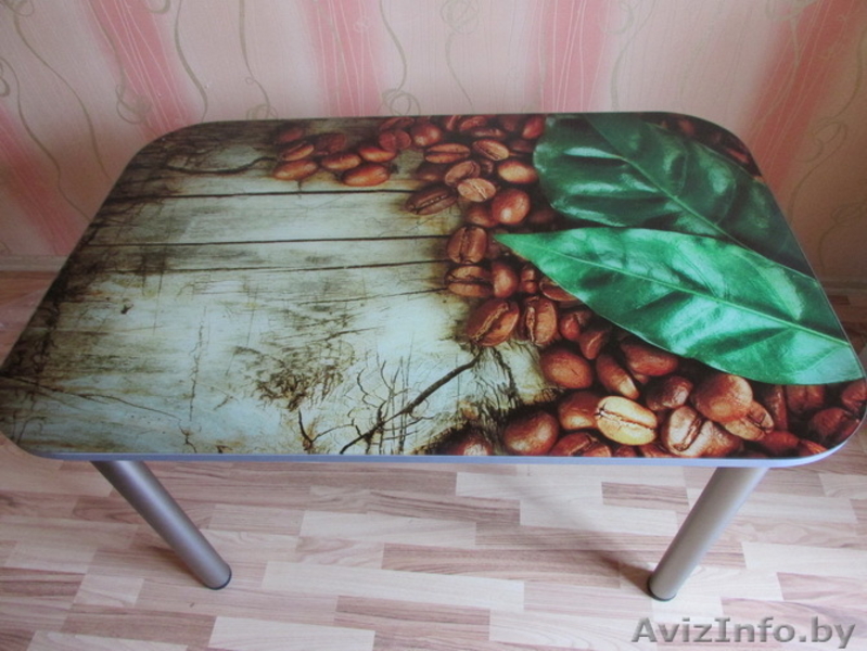 Стол стеклянный обеденный с фотопечатью. Доставка по РБ - Изображение #7, Объявление #1051702