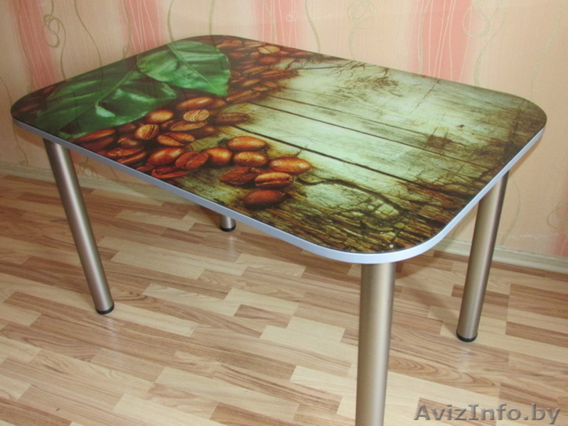 Стол стеклянный обеденный с фотопечатью. Доставка по РБ - Изображение #8, Объявление #1051702