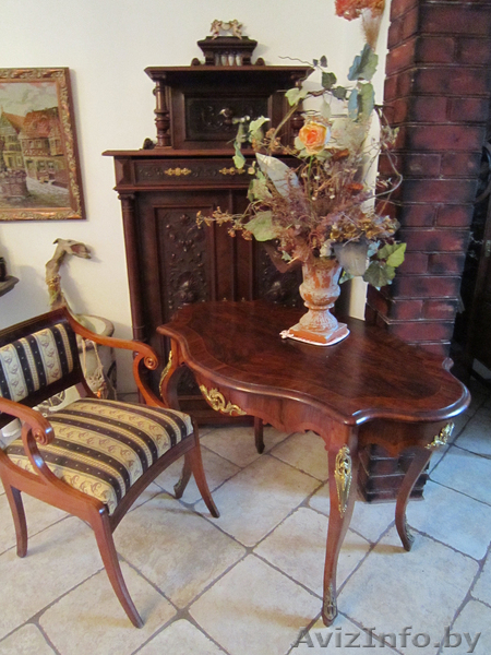 Стол ореховый с бронзовыми накладками - Изображение #4, Объявление #1058470
