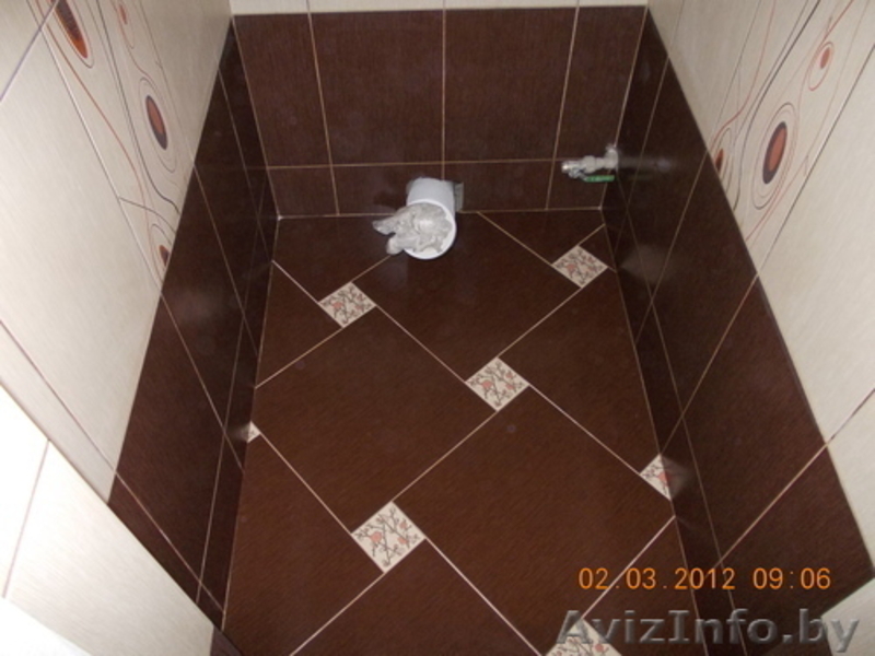 Облицовка плиткой любых размеров, мозайка, декоративный камень. Сроки. - Изображение #4, Объявление #1088561