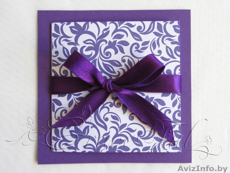 Свадебные пригласительные «Айва» пригласительные на Свадьбу ручной работы - Изображение #8, Объявление #1105823