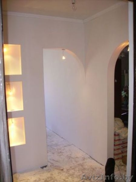 потолки, стены, перегородки, арки из гипсокартона - Изображение #4, Объявление #1118555