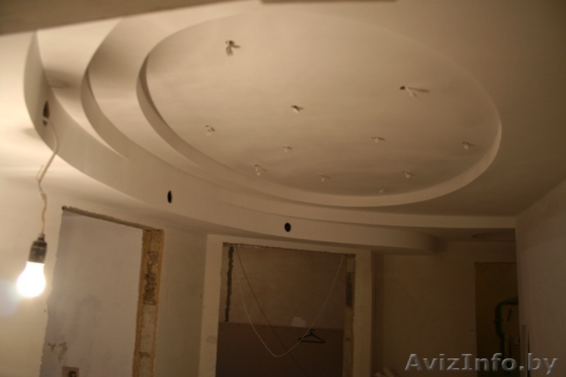ОТДЕЛКА ИЗ ГИПСОКАРТОНА ЛЮБОЙ СЛОЖНОСТИ - Изображение #3, Объявление #1120421