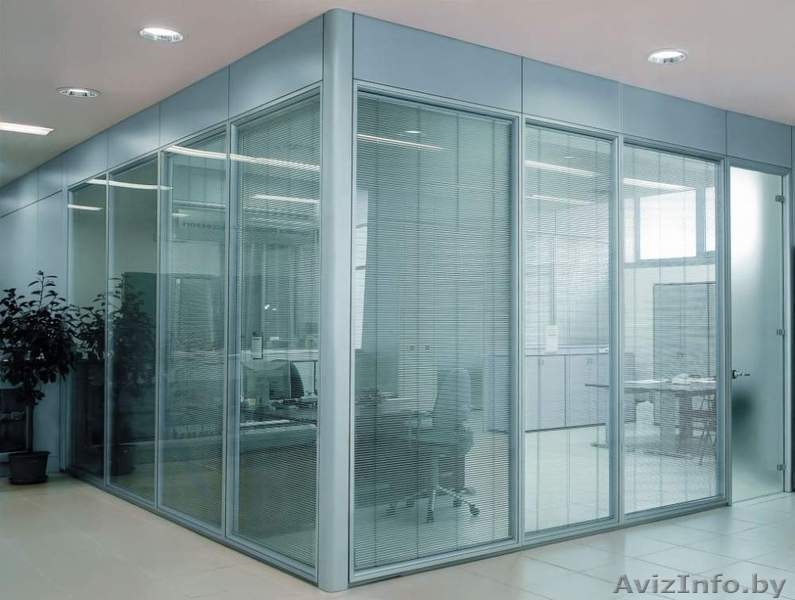 зделия из стекла: двери, перегородки, столы,душевые кабинки, ресепшены, панарамн - Изображение #1, Объявление #1165564