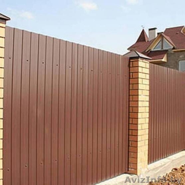 Профнастил МП20, С8 . Столбы,ворота, калитки, лаги, крепёж, доборные элементы, о - Изображение #2, Объявление #1180007