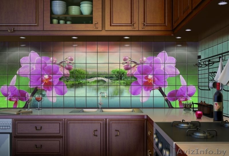 Декоративная стеклянная плитка с фотопечатью - Изображение #2, Объявление #1173876