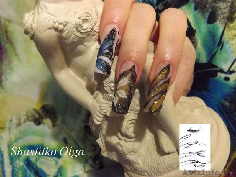 Наращивание ногтей, гель лак, дизайн гель лаком - Изображение #1, Объявление #1038342