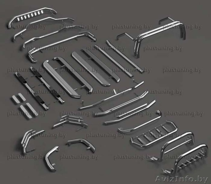 Тюнинг обвес кенгурятники, дуги, боковые пороги, трубы, подножки, площадки,  - Изображение #1, Объявление #1198194