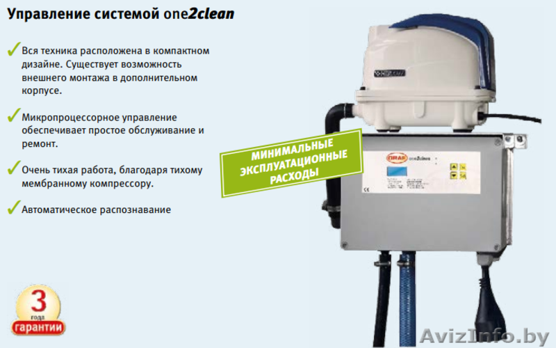 НЕМЕЦКАЯ СИСТЕМЫ ОЧИСТКИ СТОЧНЫХ ВОД «ONE2CLEAN» 2700 - Изображение #3, Объявление #1210266