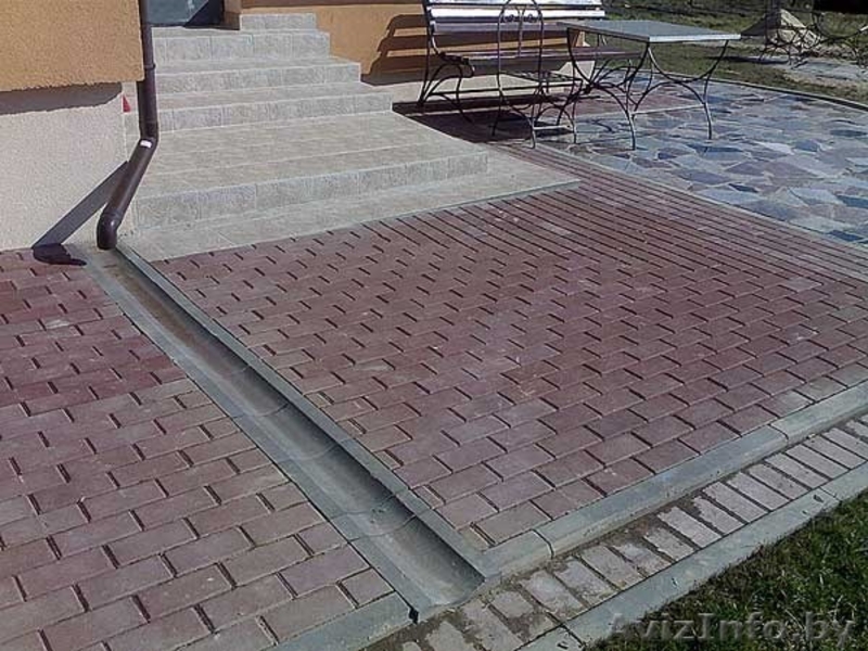   Укладка  тротуарной  плитки и установка бортов , строительно монтажные работы. - Изображение #8, Объявление #1206988