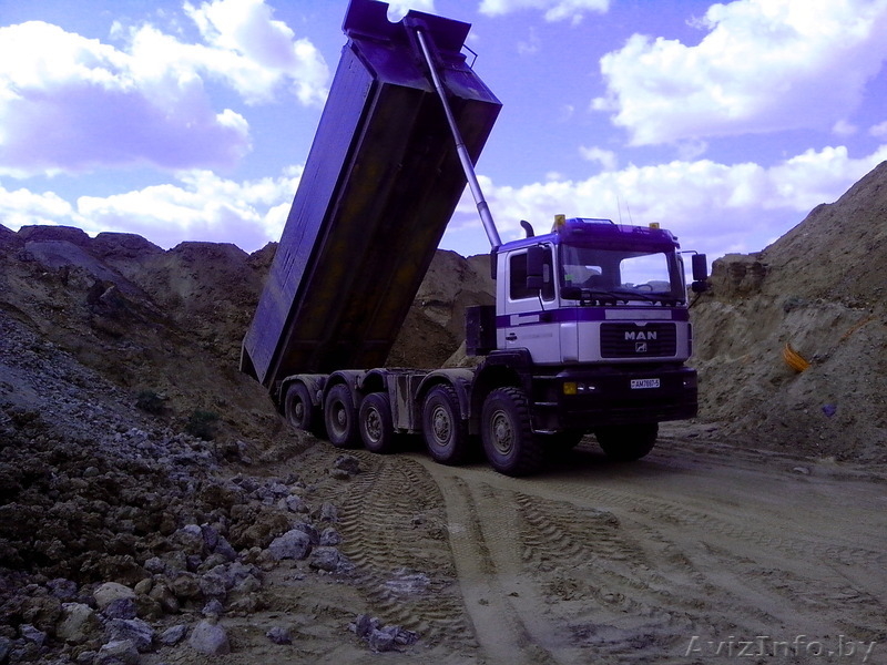 Самосвалы в аренду с экипажем.MAN 35 тонн,26 м3, 10х8, 4 ведущих моста. - Изображение #3, Объявление #1220850