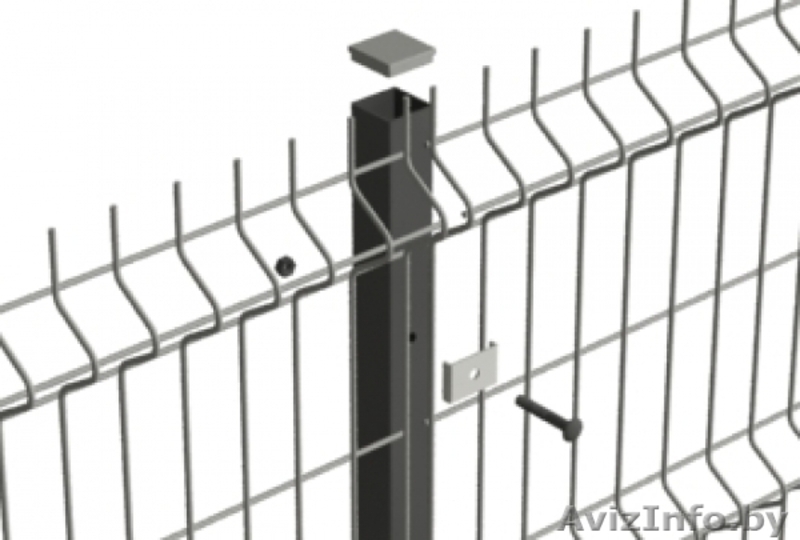 Забор в комплекте с столбами и крепление,оцинкованный. - Изображение #5, Объявление #1223637