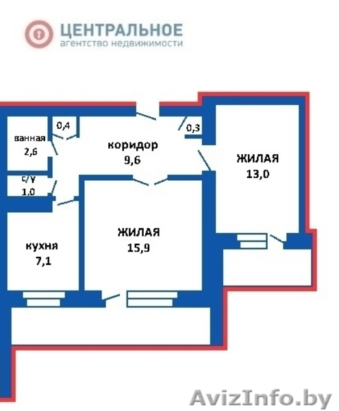 Двухкомнатная квартира в центре города ул Немига 12 - Изображение #1, Объявление #1227842