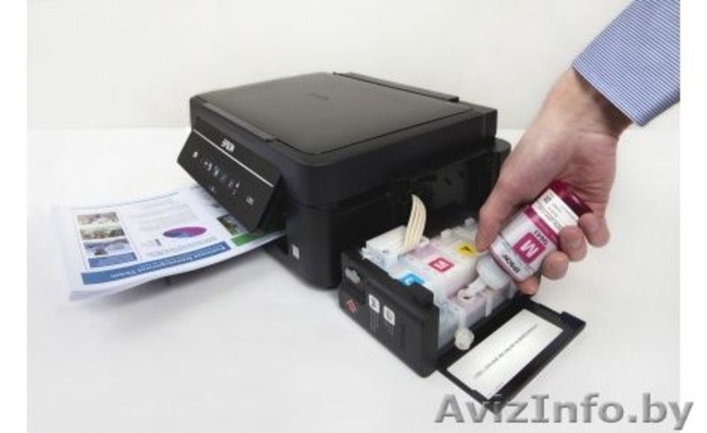 Epson L355 (A4, струйное МФУ, 33 стр / мин, 5760 optimized dpi, 4 краски, USB2.0 - Изображение #3, Объявление #1239354