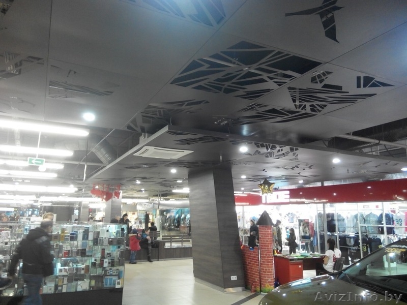 Металлический подвесной потолок из фрезерованных панелей - Изображение #4, Объявление #1233022