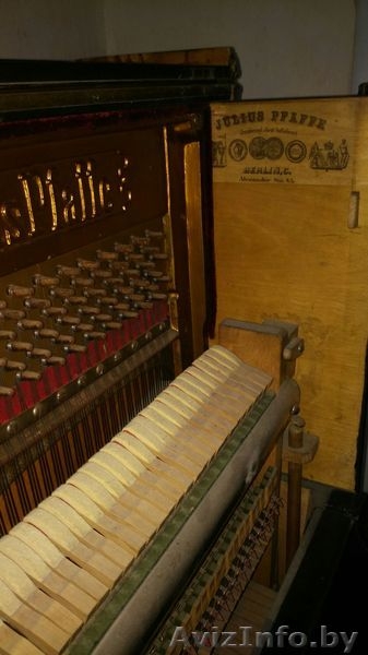 немецкое пианино Julius Pfaffe Georg Neumann, Breslau - Изображение #3, Объявление #1236149