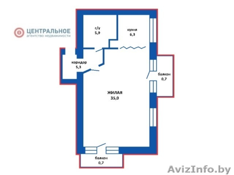 Квартира-студия с дизайнерским ремонтом возле посольства РФ - Изображение #3, Объявление #1227787