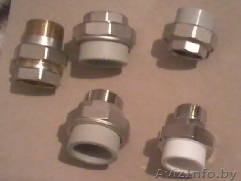 муфта комбинированная PPR/CT. с ВР и НР под ключ ПП п/п. д32х 1" и д40x 1(1/4)". - Изображение #3, Объявление #1234324