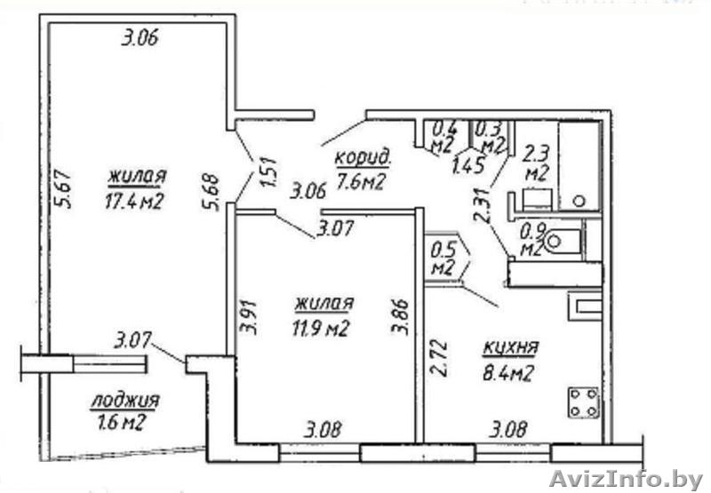 Отличная 2х-комнатная кв-ра с евроремонтом, 2/9 - Изображение #10, Объявление #1260373