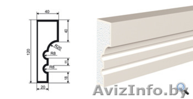 Молдинги для фасада с покрытием CMC Izolasyon - Изображение #4, Объявление #957323