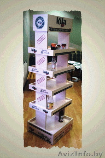 Рекламная (торговая) POS  стойка Модель PТ-15042-1 - Изображение #5, Объявление #1287465