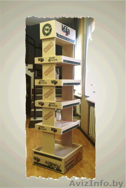 Рекламная (торговая) POS  стойка Модель PТ-15042-1 - Изображение #8, Объявление #1287465