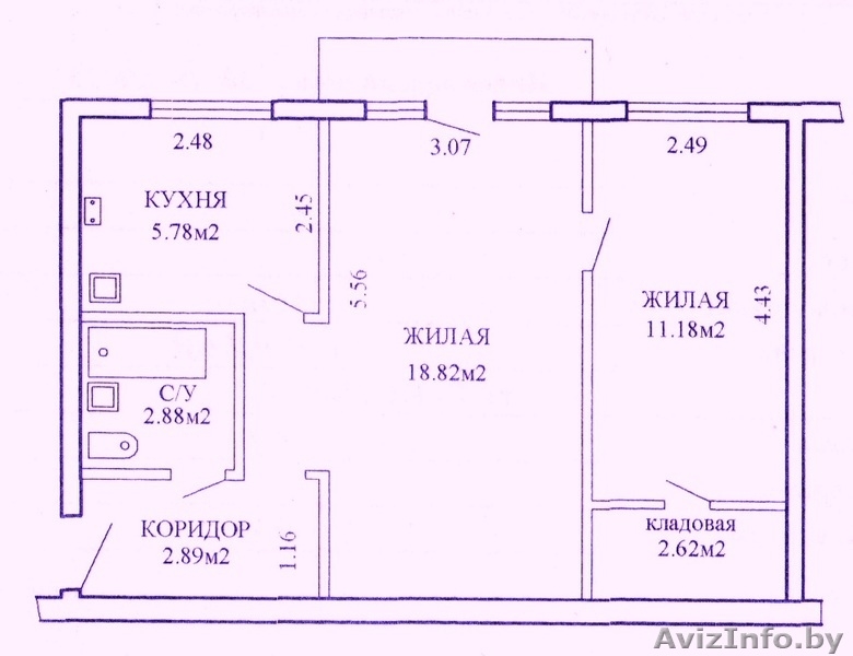 2-х квартира недалеко от м.Партизанская. - Изображение #1, Объявление #1300125