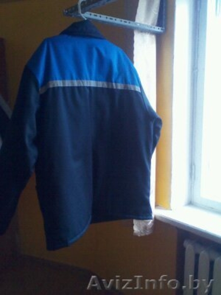 Куртка утепленная, ткань смесовая (цв. синий + василек) - Изображение #4, Объявление #1187004