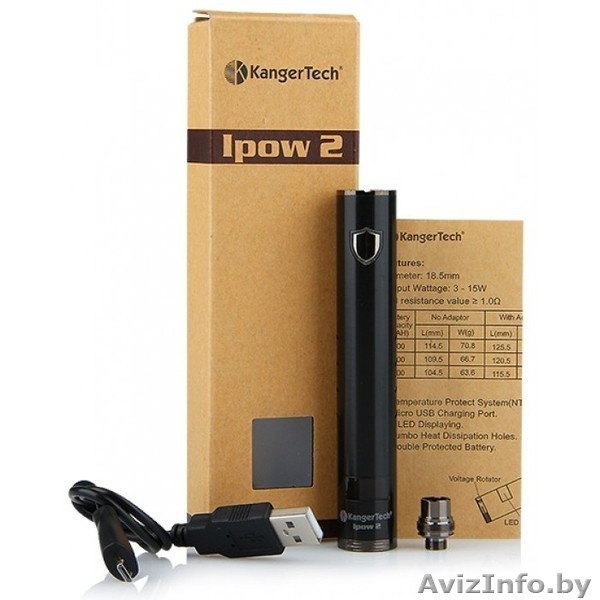 Аккумулятор для электронного парогенератора Kanger ipow 2 1600mah с бесплатной д - Изображение #3, Объявление #1317789