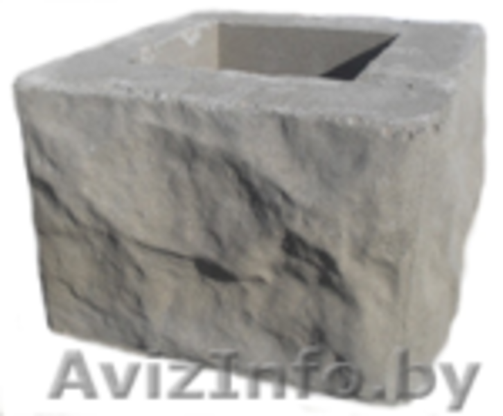 Блоки бетонные столбовые. - Изображение #1, Объявление #1340833