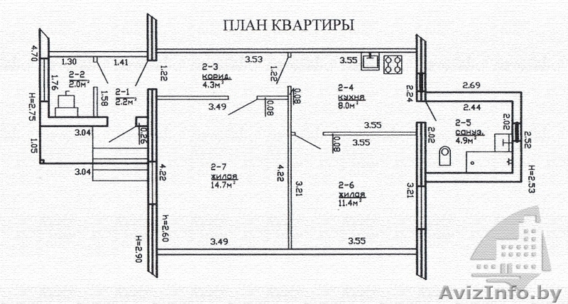 Двухкомнатная квартира в д. Седча (25 км от МКАД), Пуховичский район. - Изображение #4, Объявление #1349634
