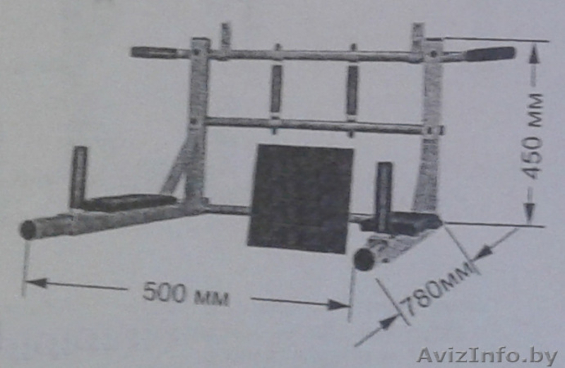 Турник Брусья Пресс (3 в 1) на стену - Изображение #3, Объявление #1335977