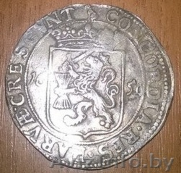 Древний Нидерландский серебряный Риксдаальдер 1656г - Изображение #1, Объявление #1345326