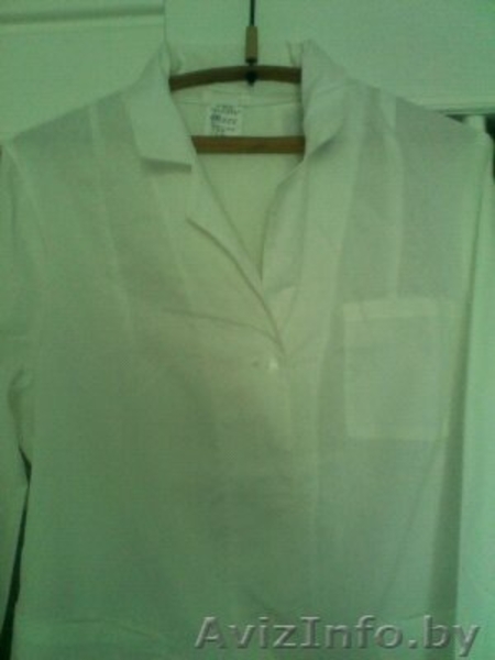 Халат белый (100% хлопок) - Изображение #3, Объявление #1357759