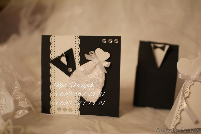 Свадебные пригласительные ручной работы - Изображение #4, Объявление #1355221