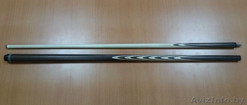 Бильрдный кий ручной работы М.В. венге / граб 2-составной новый, гарантия - Изображение #2, Объявление #1367442