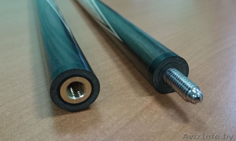 Бильрдный кий ручной работы М.В. венге / граб 2-составной новый, гарантия - Изображение #5, Объявление #1367442