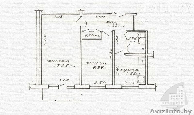2 комн.квартира в центре.пл.Победы 5 мин.автобусом - Изображение #2, Объявление #1376956