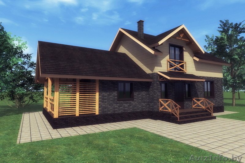 Проекты жилых домов, коттеджей, бань, летних кухонь, хозпостроек, гаражей. - Изображение #1, Объявление #1382190