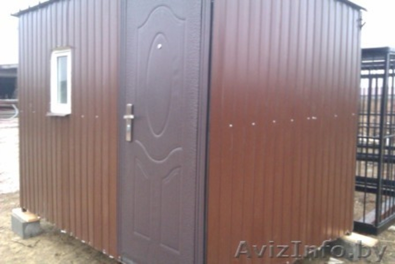 Бытовка утепленная минватом, металлическая - Изображение #2, Объявление #1390139